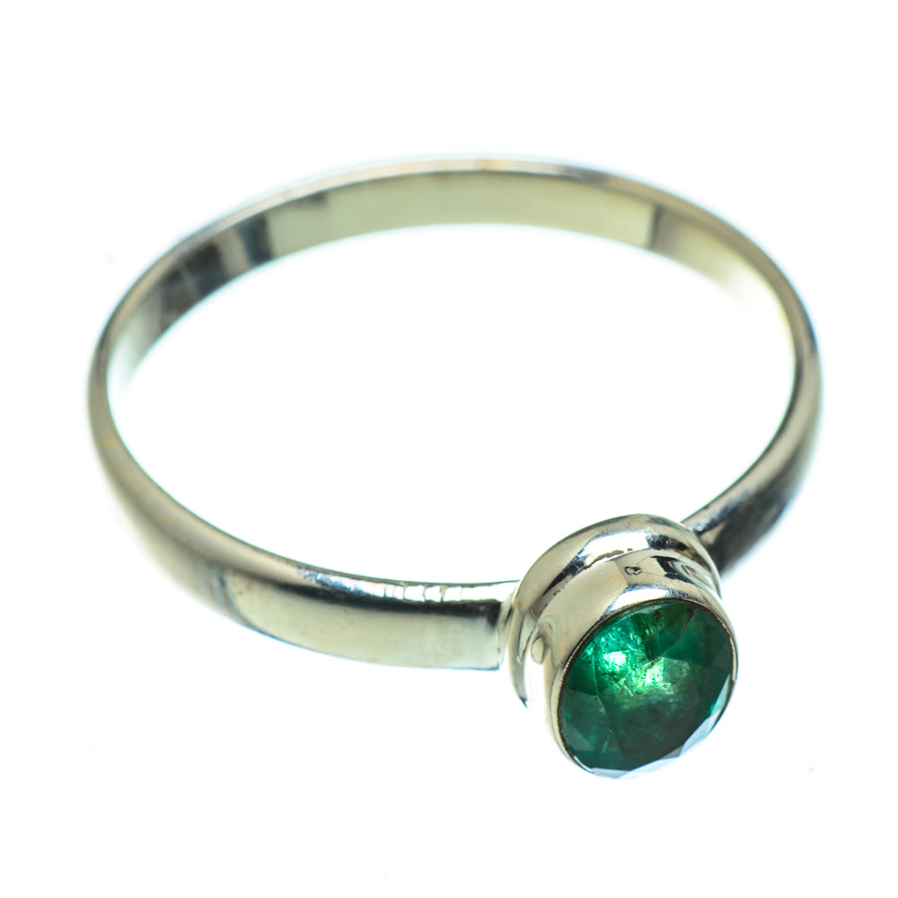 Zambian Emerald Rings handcrafted by Anasilvercos - RING48489