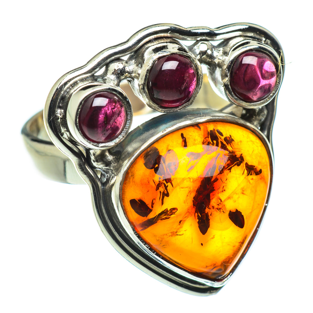 Baltic Amber Rings handcrafted by Anasilvercos - RING48495