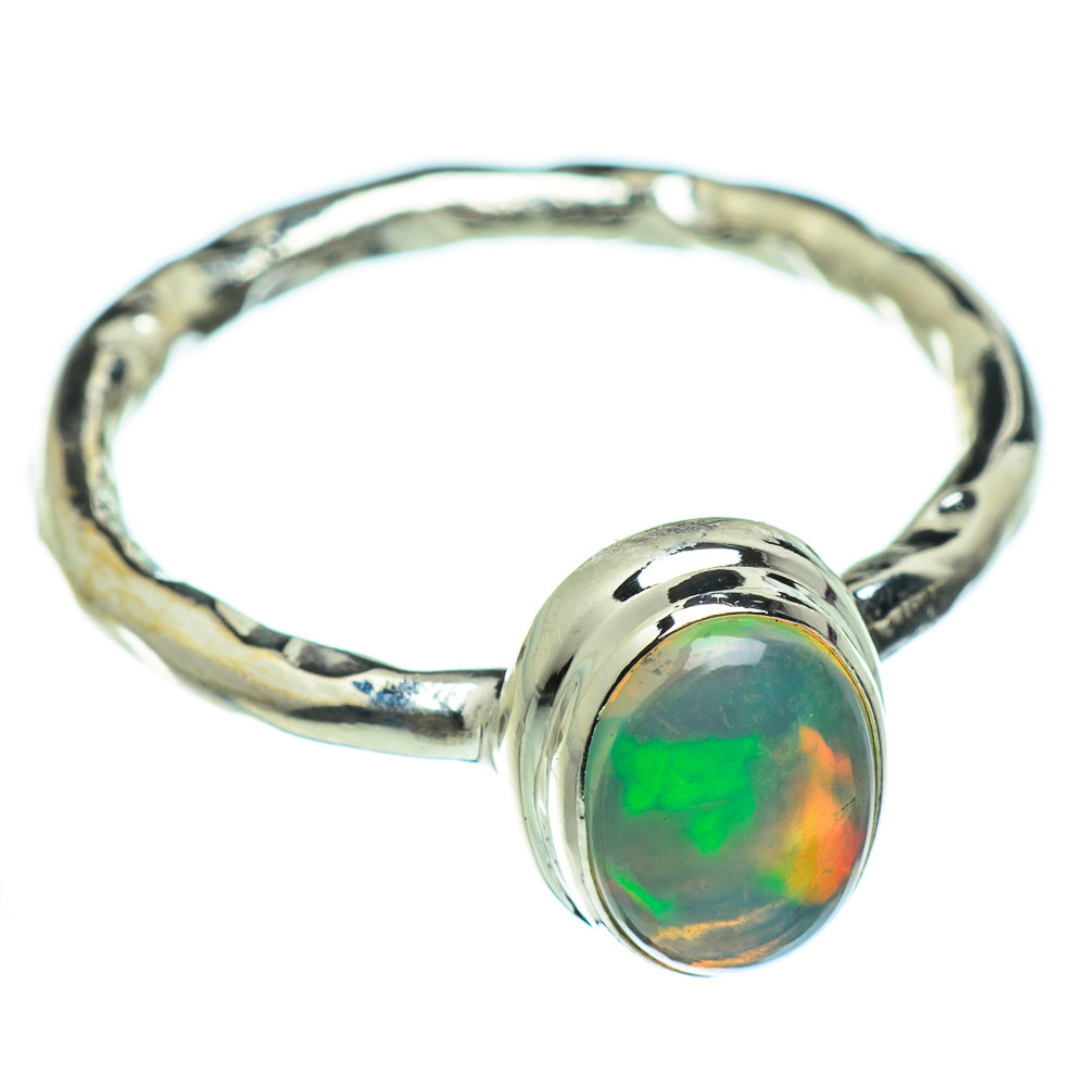 Ethiopian Opal Rings handcrafted by Anasilvercos - RING48507