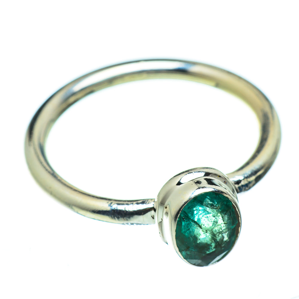 Zambian Emerald Rings handcrafted by Anasilvercos - RING48517