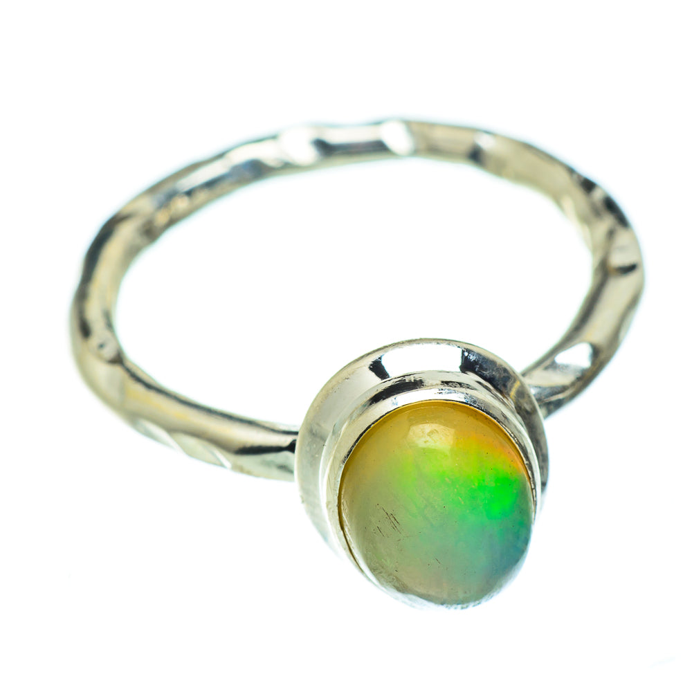Ethiopian Opal Rings handcrafted by Anasilvercos - RING48558