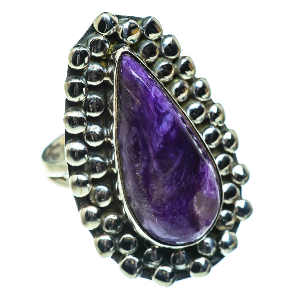 Charoite Rings handcrafted by Anasilvercos - RING48613