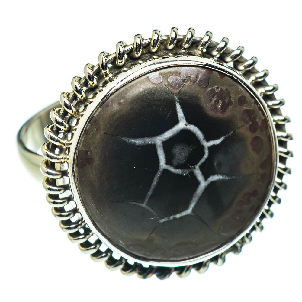 Septarian Geode Rings handcrafted by Anasilvercos - RING48616