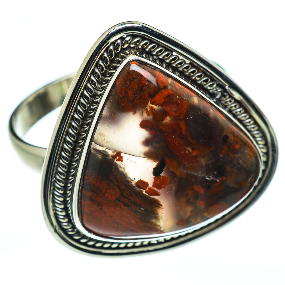 Red Jasper Rings handcrafted by Anasilvercos - RING48640