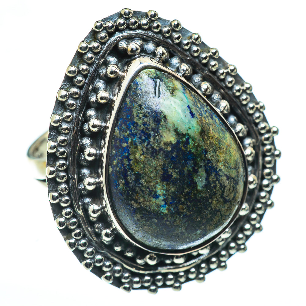 Azurite Rings handcrafted by Anasilvercos - RING48656