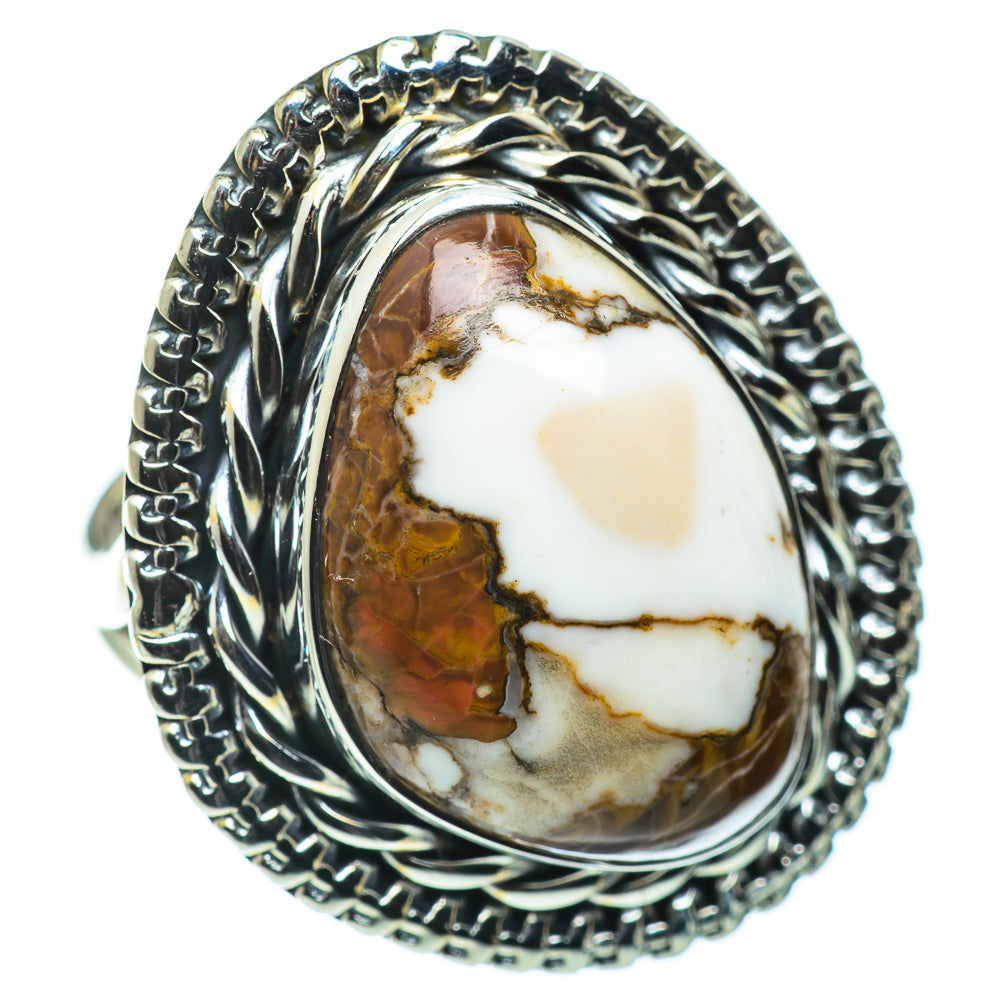 Peanut Wood Jasper Rings handcrafted by Anasilvercos - RING48671