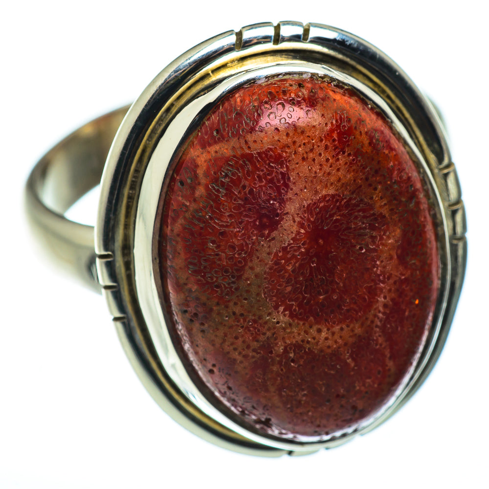 Sponge Coral Rings handcrafted by Anasilvercos - RING48745