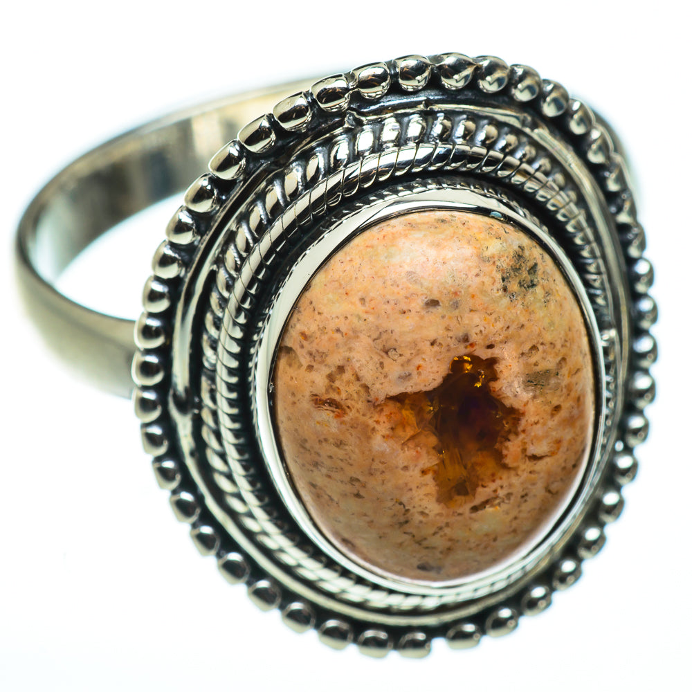 Mexican Fire Opal Rings handcrafted by Anasilvercos - RING48761