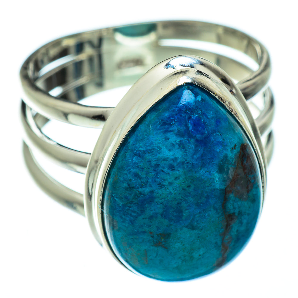 Chrysocolla Rings handcrafted by Anasilvercos - RING48769