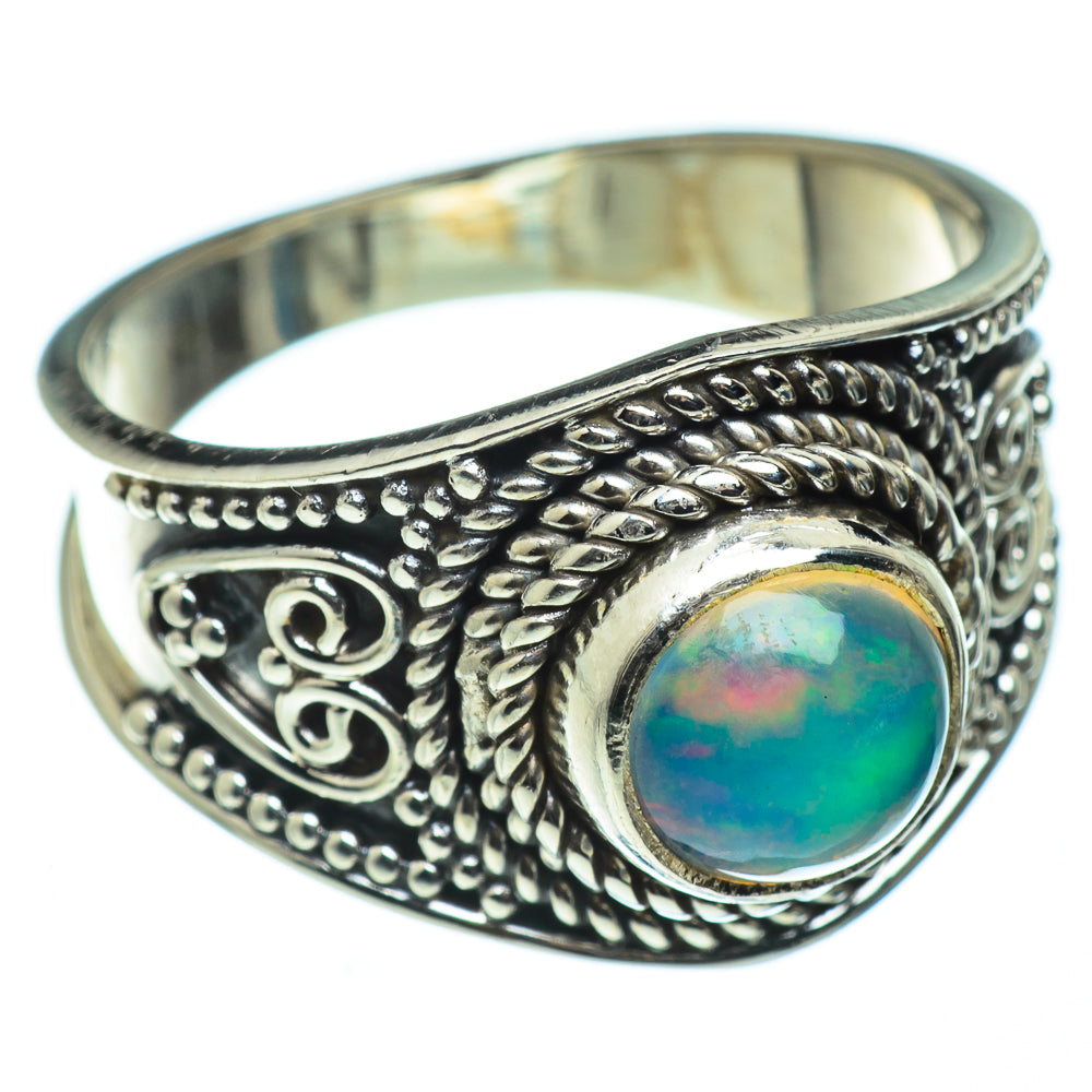 Ethiopian Opal Rings handcrafted by Anasilvercos - RING48798
