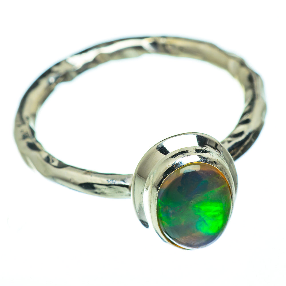 Ethiopian Opal Rings handcrafted by Anasilvercos - RING48800