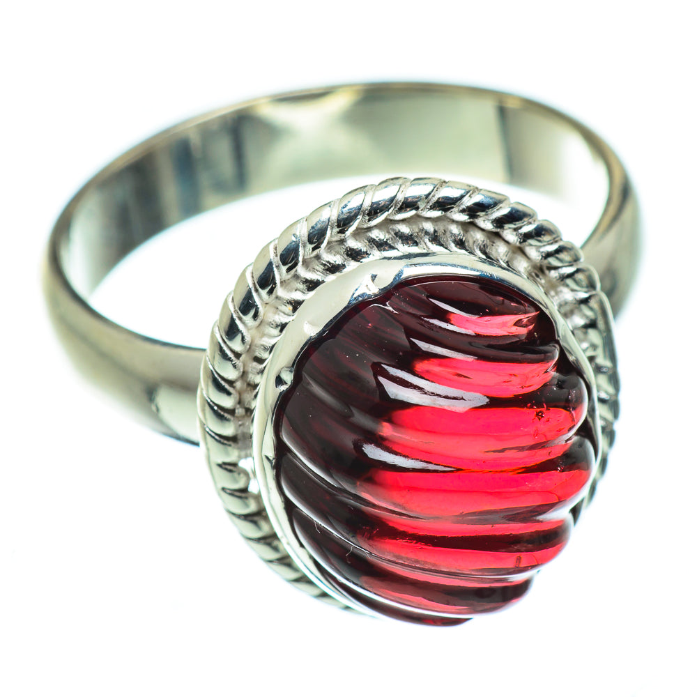 Garnet Rings handcrafted by Anasilvercos - RING48819