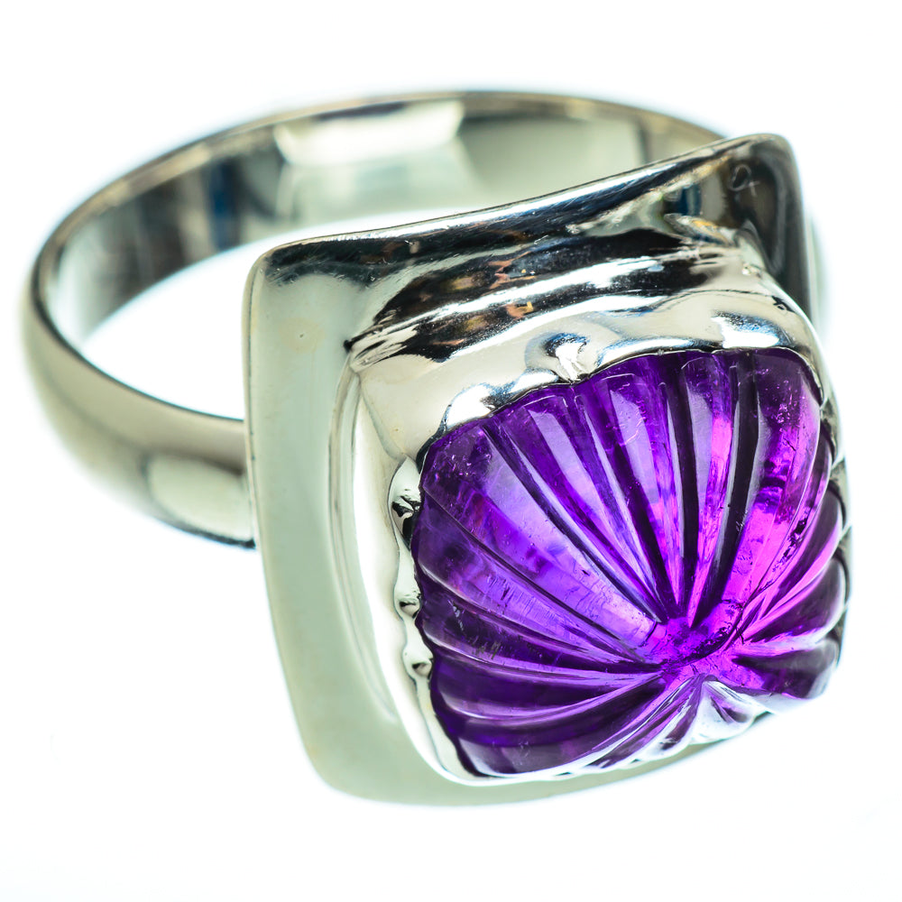 Amethyst Rings handcrafted by Anasilvercos - RING48823