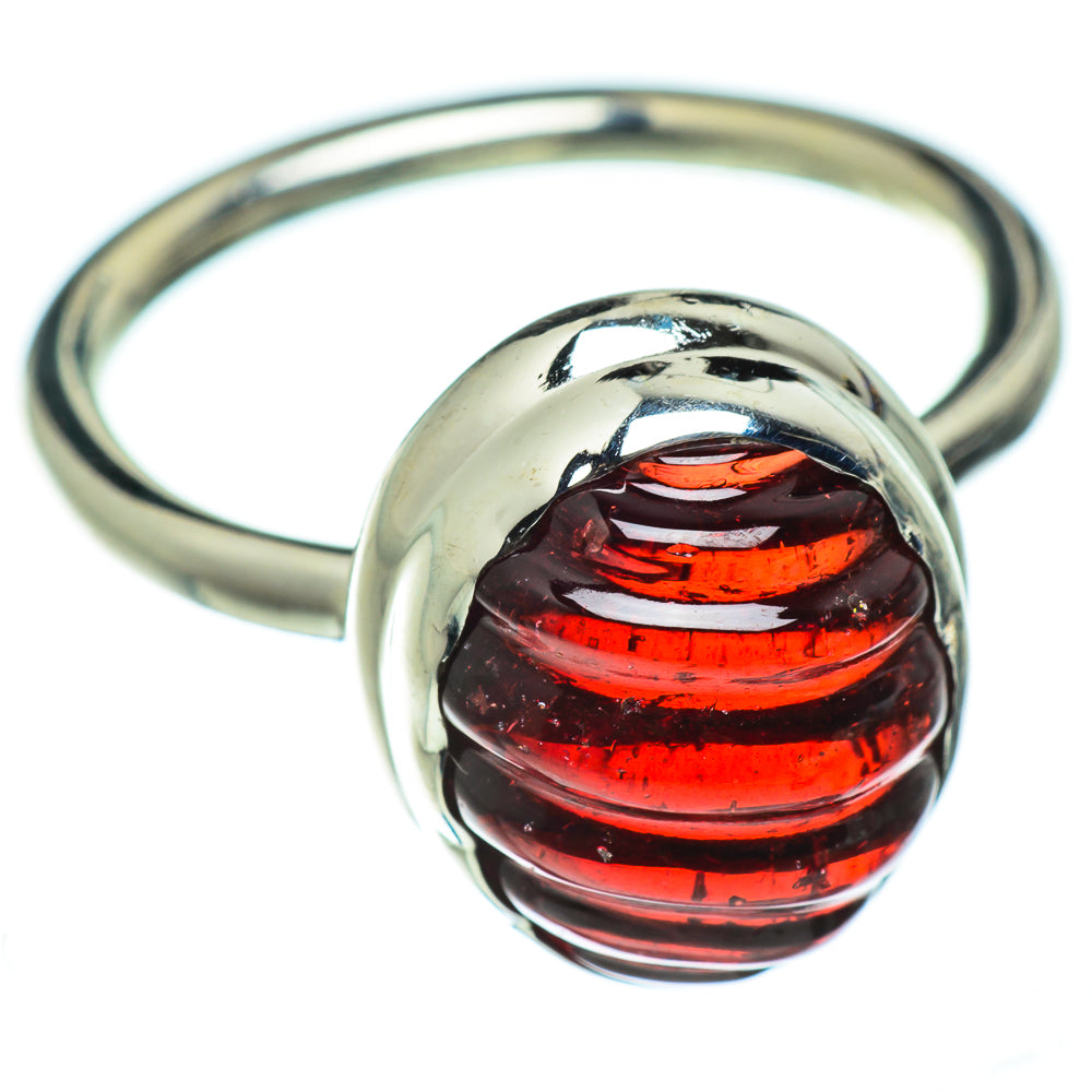 Garnet Rings handcrafted by Anasilvercos - RING48854