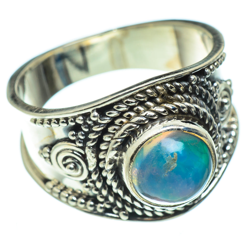 Ethiopian Opal Rings handcrafted by Anasilvercos - RING48898