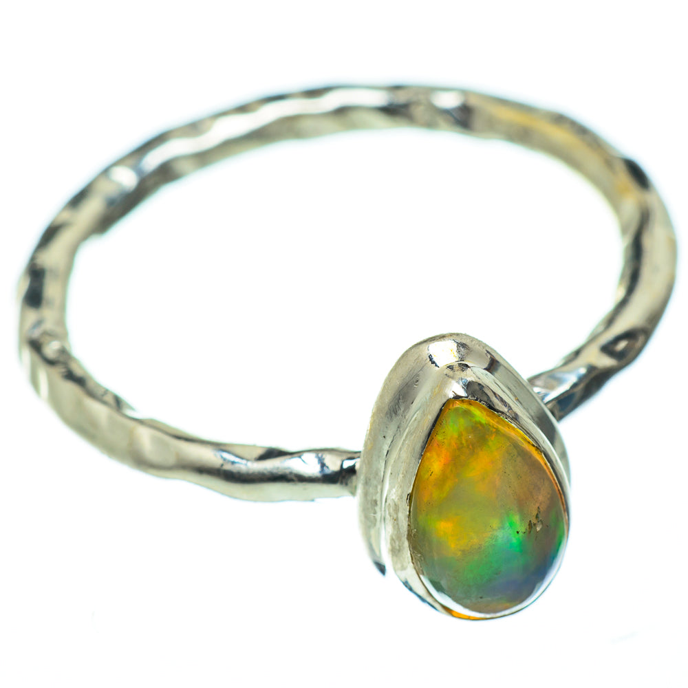 Ethiopian Opal Rings handcrafted by Anasilvercos - RING48899