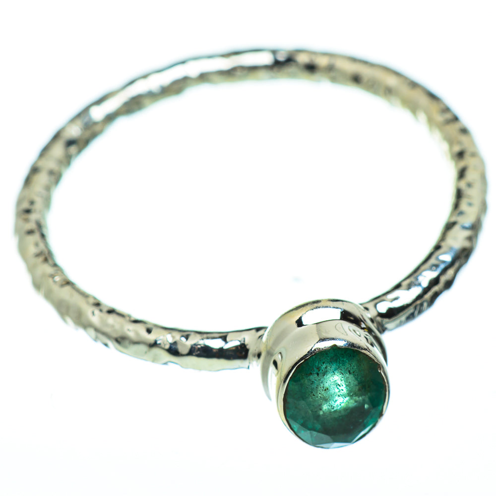 Zambian Emerald Rings handcrafted by Anasilvercos - RING48938