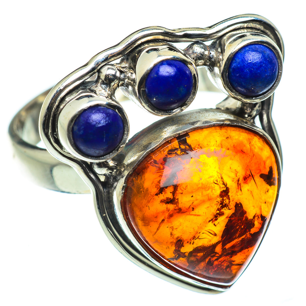 Baltic Amber Rings handcrafted by Anasilvercos - RING48946