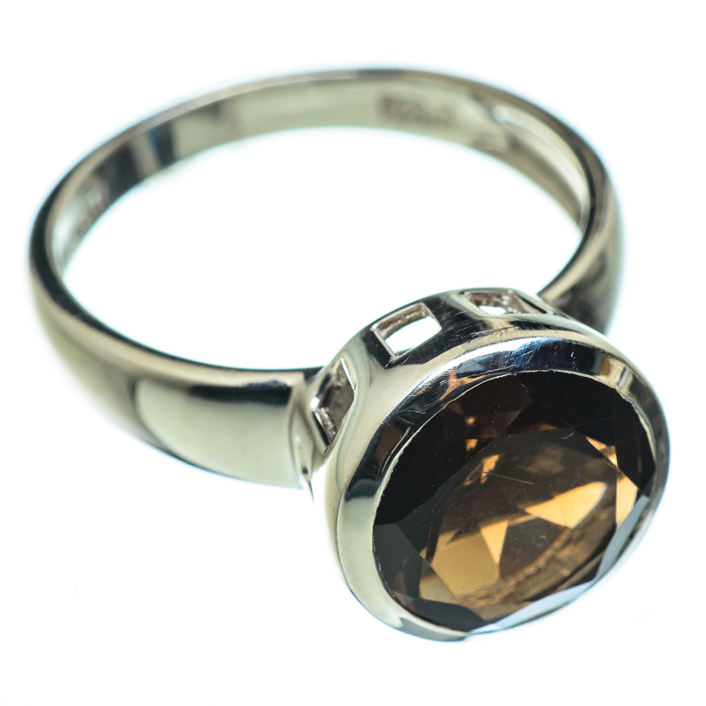 Smoky Quartz Rings handcrafted by Anasilvercos - RING48969
