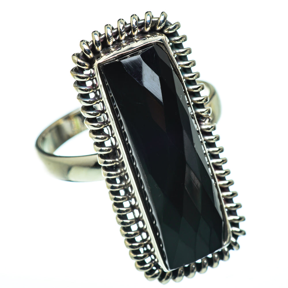 Black Onyx Rings handcrafted by Anasilvercos - RING49049