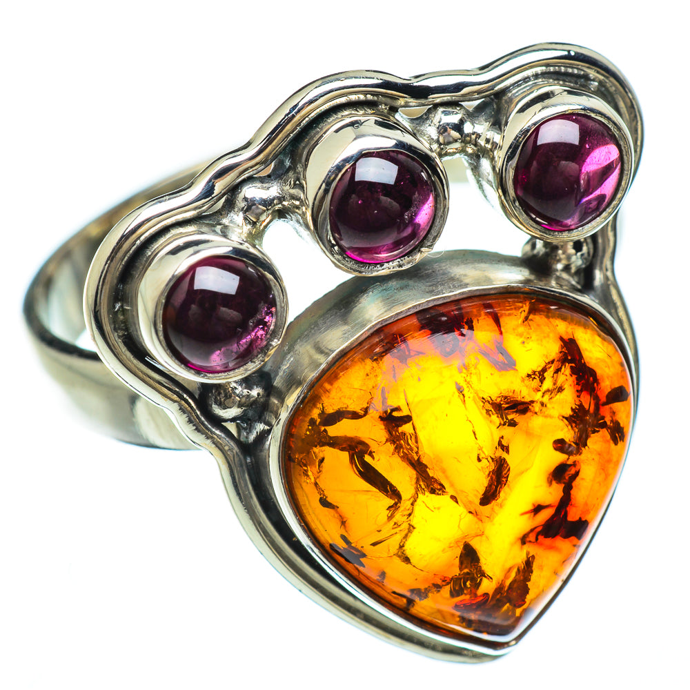 Baltic Amber Rings handcrafted by Anasilvercos - RING49137