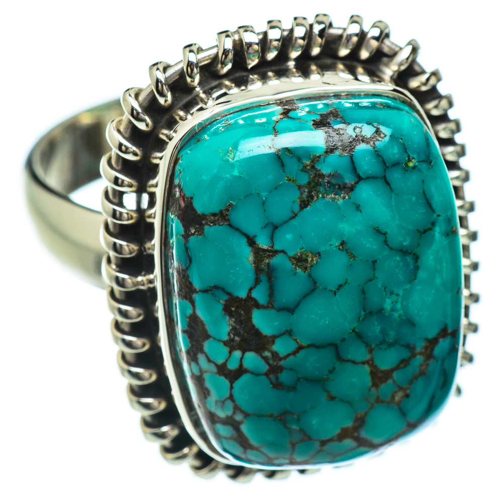 Tibetan Turquoise Rings handcrafted by Anasilvercos - RING49294