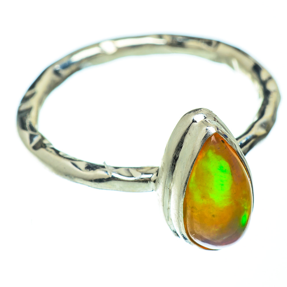 Ethiopian Opal Rings handcrafted by Anasilvercos - RING49353