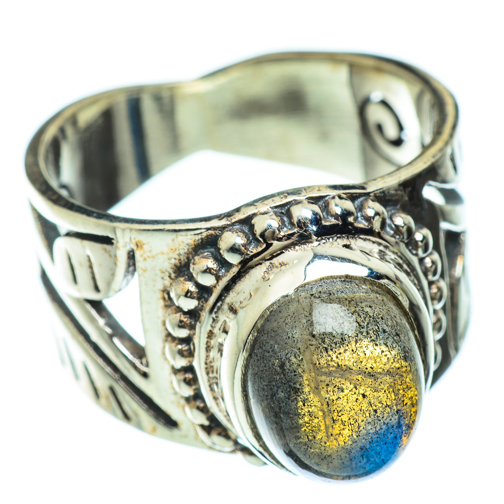 Labradorite Rings handcrafted by Anasilvercos - RING49360