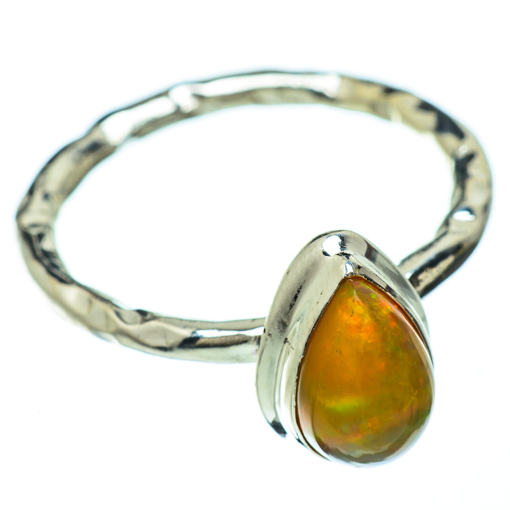 Ethiopian Opal Rings handcrafted by Anasilvercos - RING49376