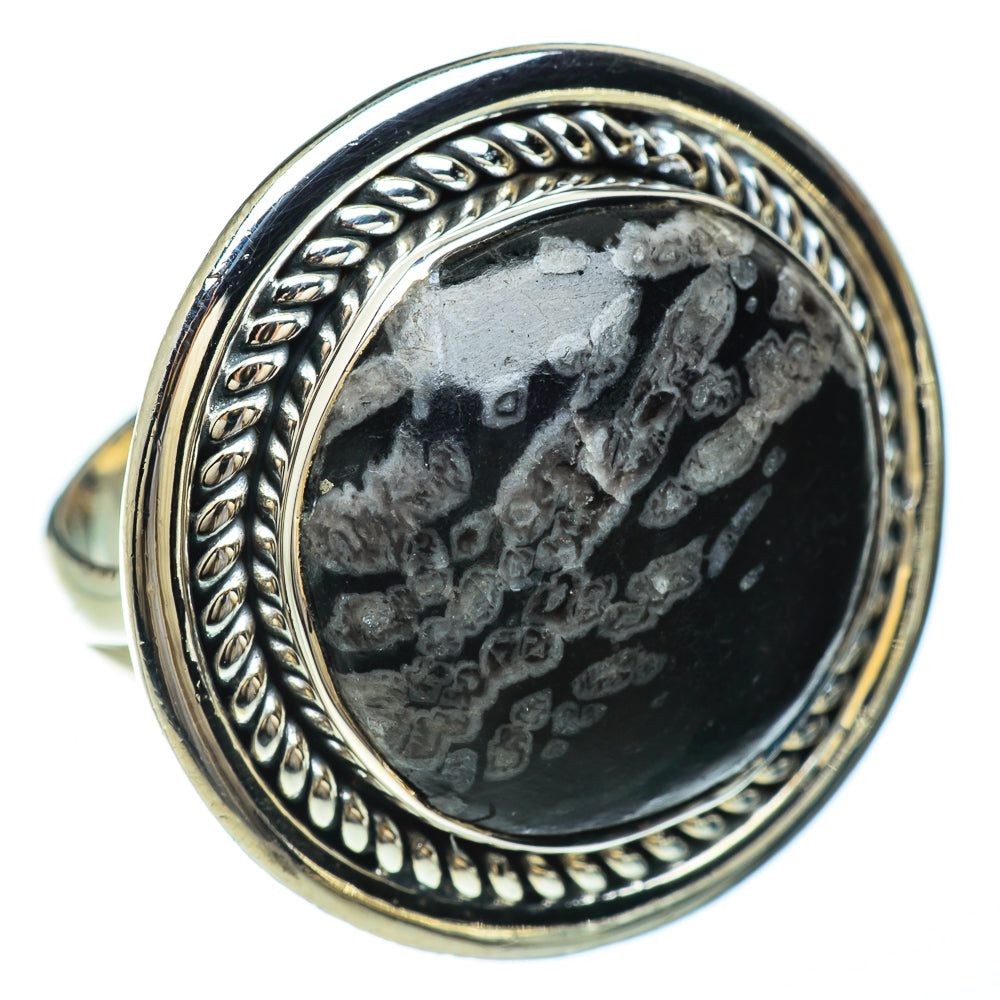 Chrysanthemum Stone Rings handcrafted by Anasilvercos - RING49473