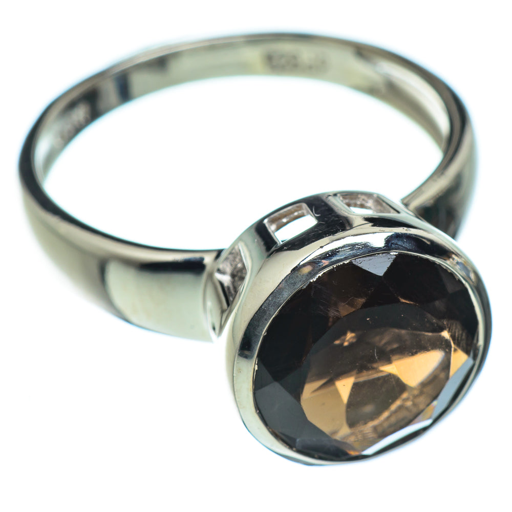 Smoky Quartz Rings handcrafted by Anasilvercos - RING49500