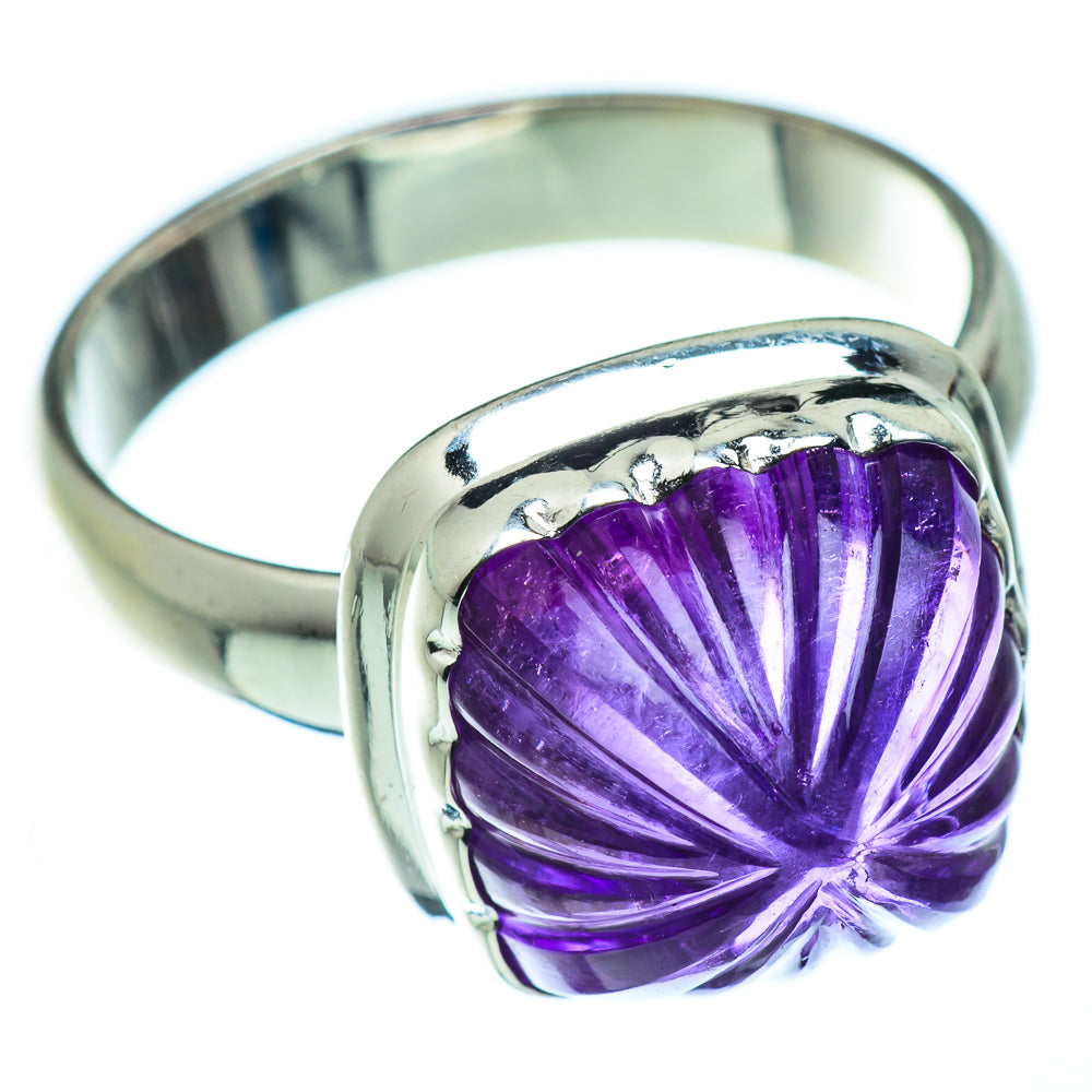 Amethyst Rings handcrafted by Anasilvercos - RING49509