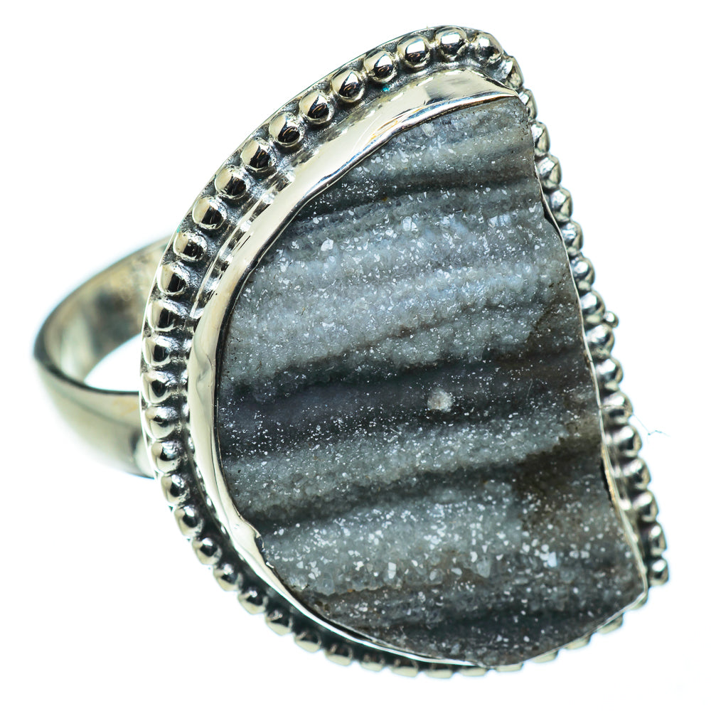 Desert Druzy Rings handcrafted by Anasilvercos - RING49521