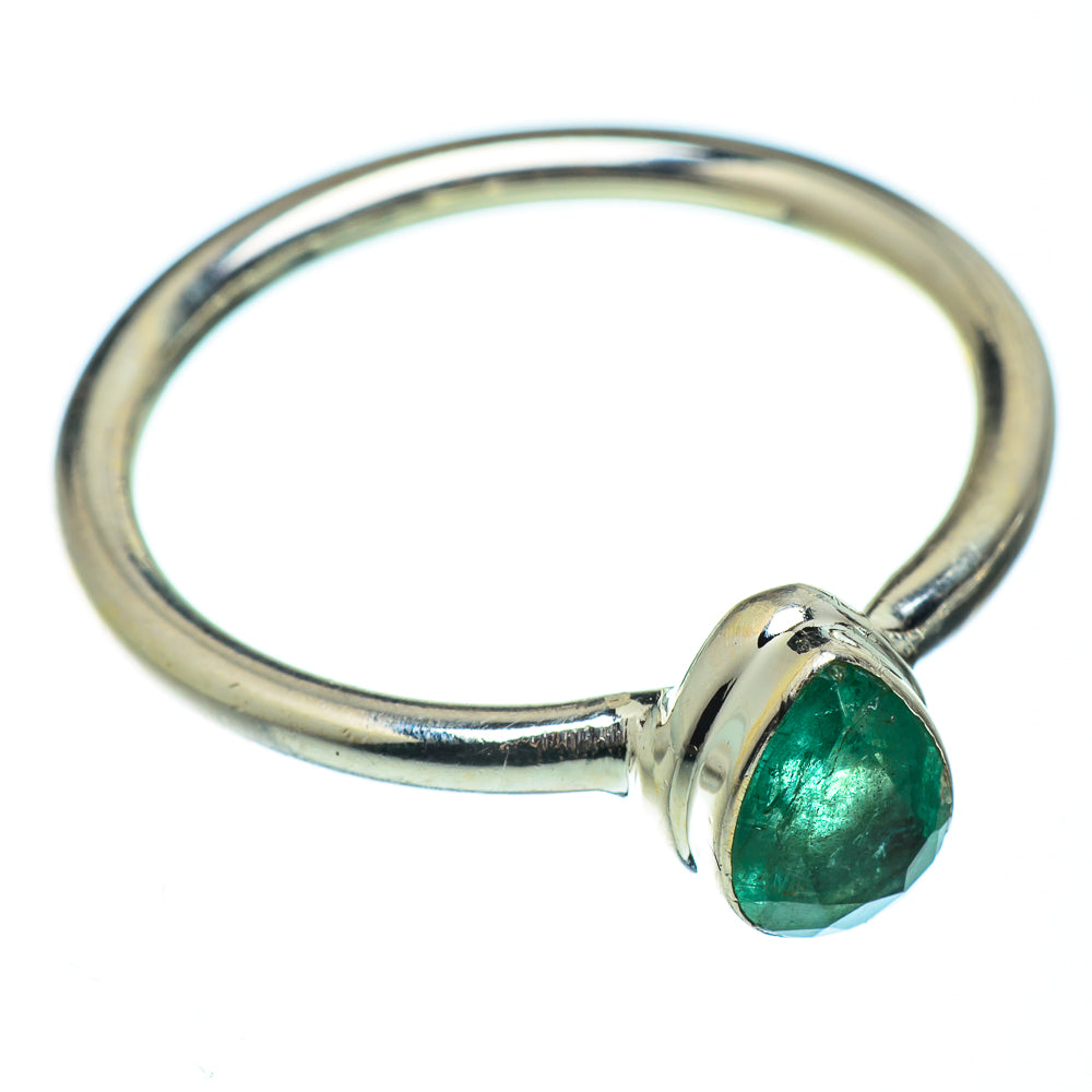 Zambian Emerald Rings handcrafted by Anasilvercos - RING49534