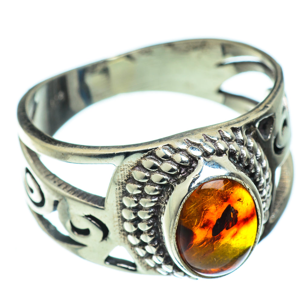 Baltic Amber Rings handcrafted by Anasilvercos - RING49538