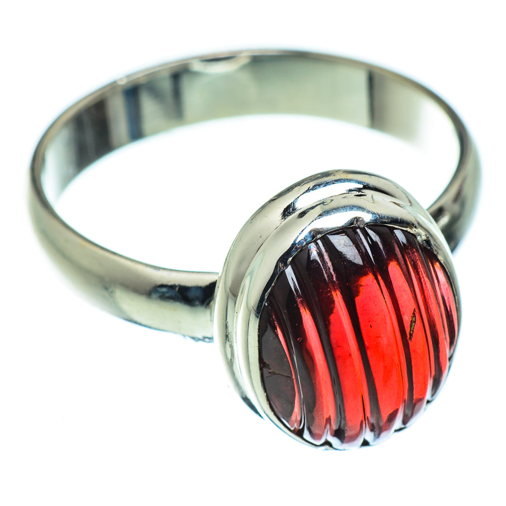 Garnet Rings handcrafted by Anasilvercos - RING49545