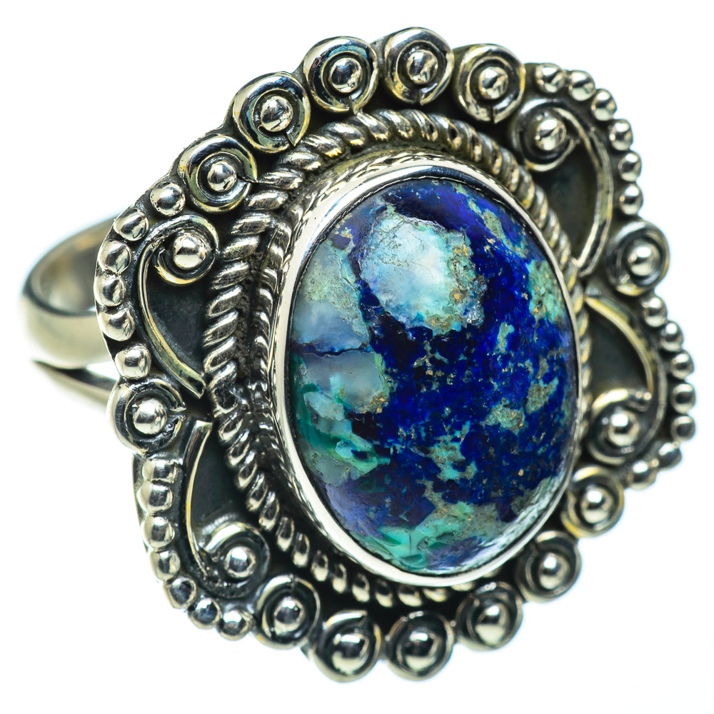 Azurite Rings handcrafted by Anasilvercos - RING49554