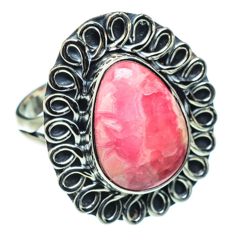 Rhodochrosite Rings handcrafted by Anasilvercos - RING49575