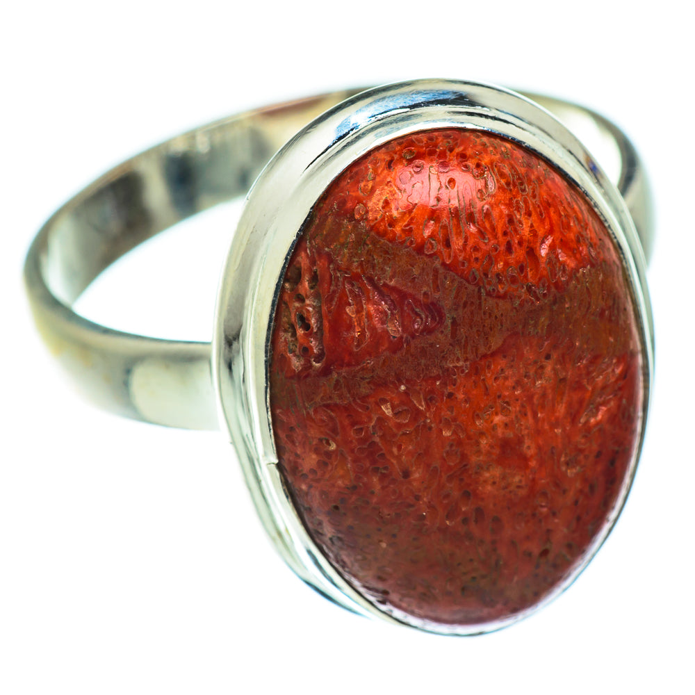 Sponge Coral Rings handcrafted by Anasilvercos - RING49610