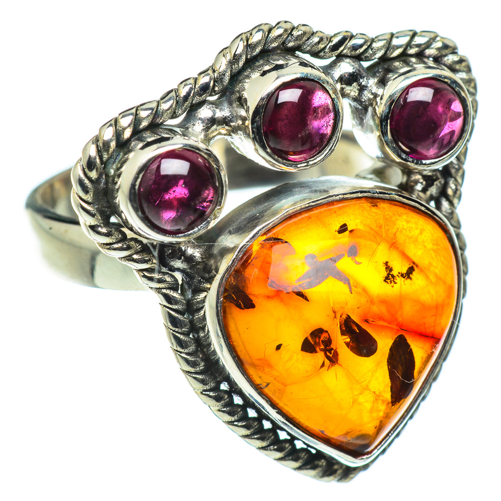 Baltic Amber Rings handcrafted by Anasilvercos - RING49643
