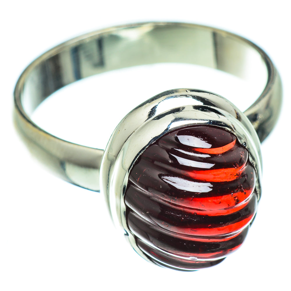Garnet Rings handcrafted by Anasilvercos - RING49650