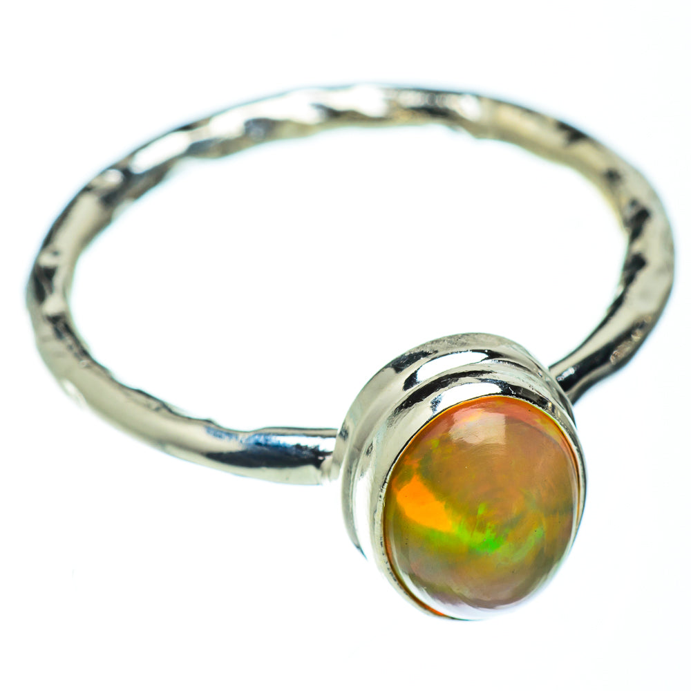 Ethiopian Opal Rings handcrafted by Anasilvercos - RING49662
