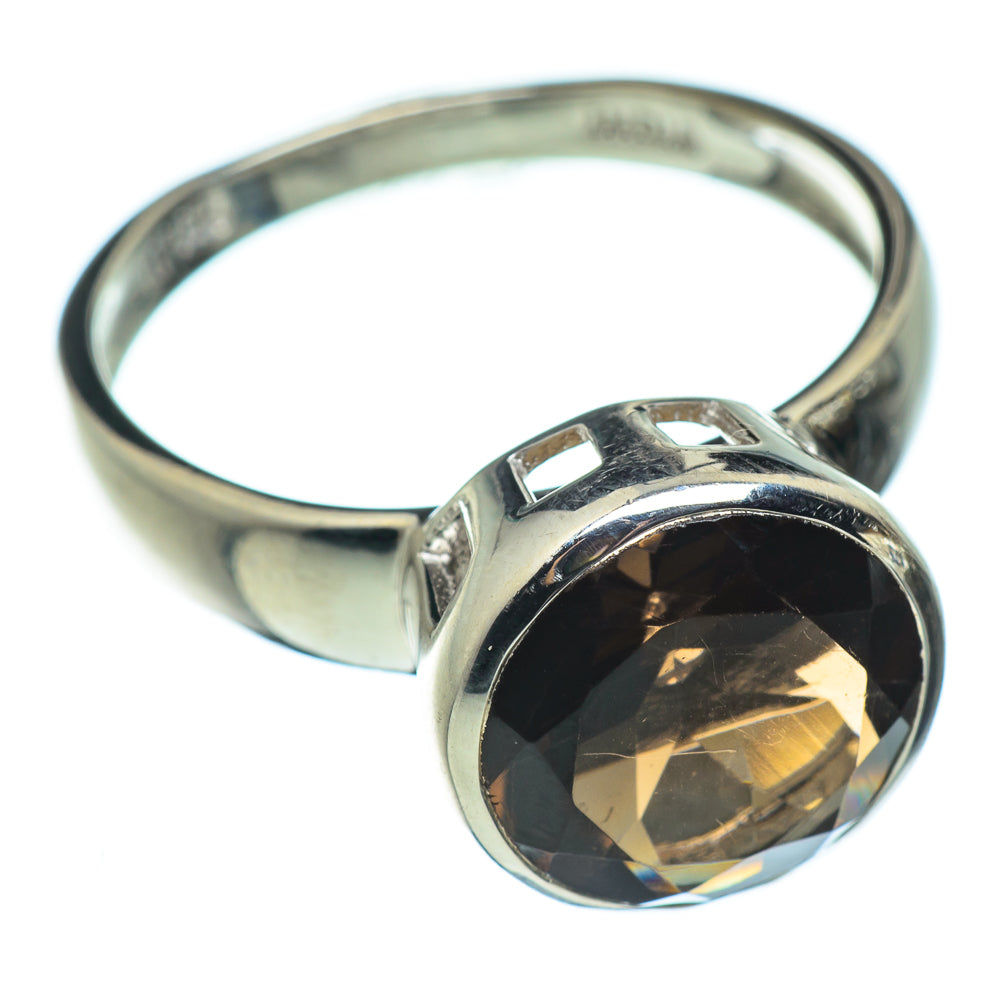 Smoky Quartz Rings handcrafted by Anasilvercos - RING49676