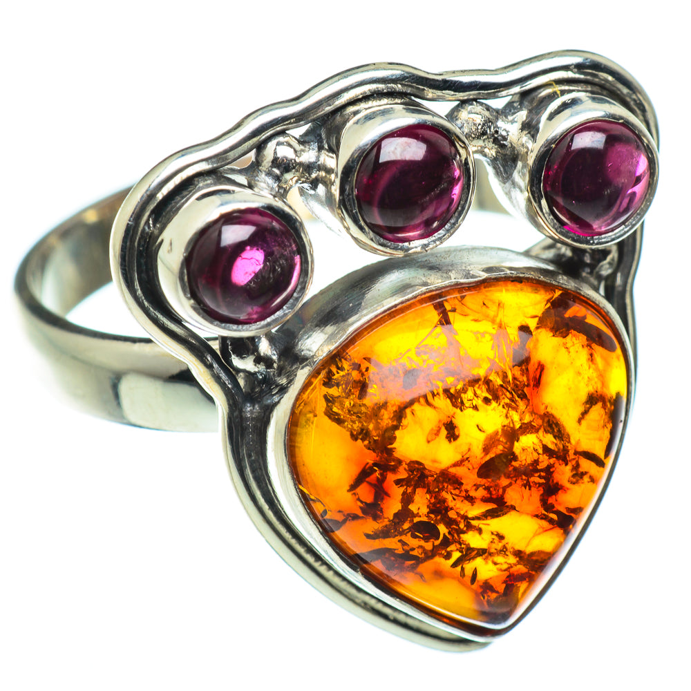 Baltic Amber Rings handcrafted by Anasilvercos - RING49679