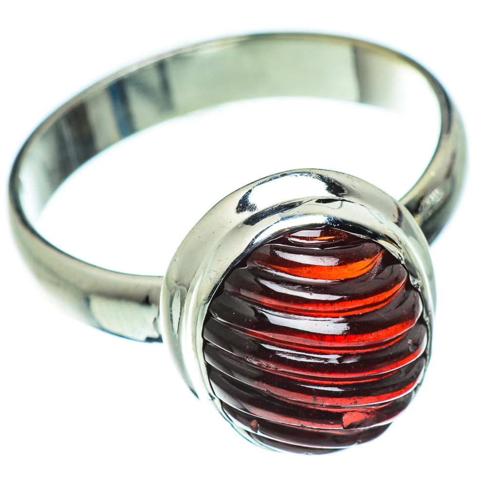 Garnet Rings handcrafted by Anasilvercos - RING49684