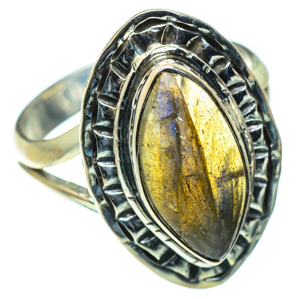 Labradorite Rings handcrafted by Anasilvercos - RING49739