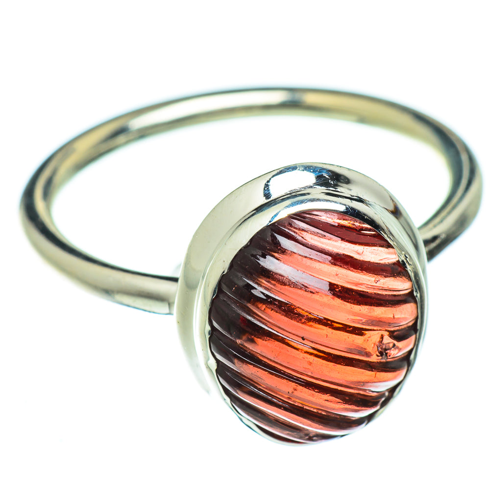 Garnet Rings handcrafted by Anasilvercos - RING49752
