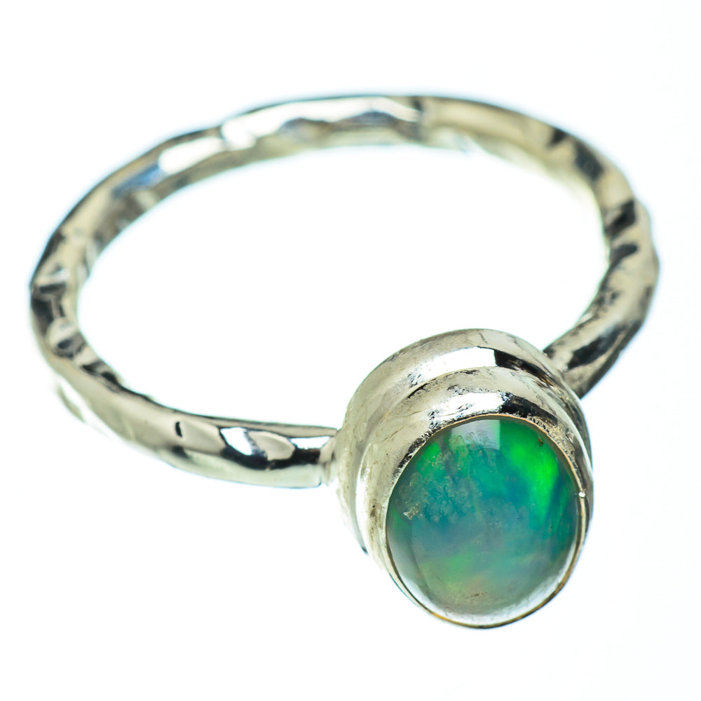 Ethiopian Opal Rings handcrafted by Anasilvercos - RING49762