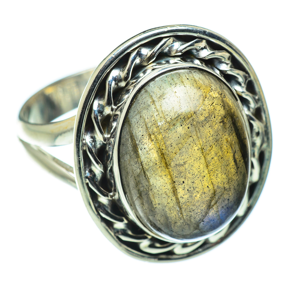 Labradorite Rings handcrafted by Anasilvercos - RING49770
