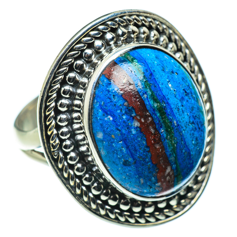 Rainbow Calsilica Rings handcrafted by Anasilvercos - RING49812